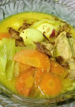 Foto resep Sayur terik ayam telur yummy😋😋