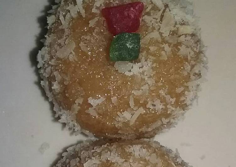 Chocolaty coconut ladoo