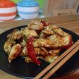 Pollo con salsa hoisin