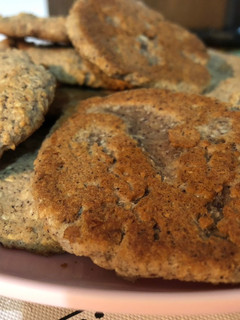 Una foto de Galletitas de coco y vainilla (sin azúcar y sin gluten)