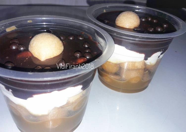 Cara ramu Dessert Cup ala Dessert Box | Coffee Chocolate Dessert , Bikin Ngiler