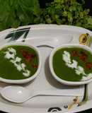 Spinach Coriander Creamy Soup