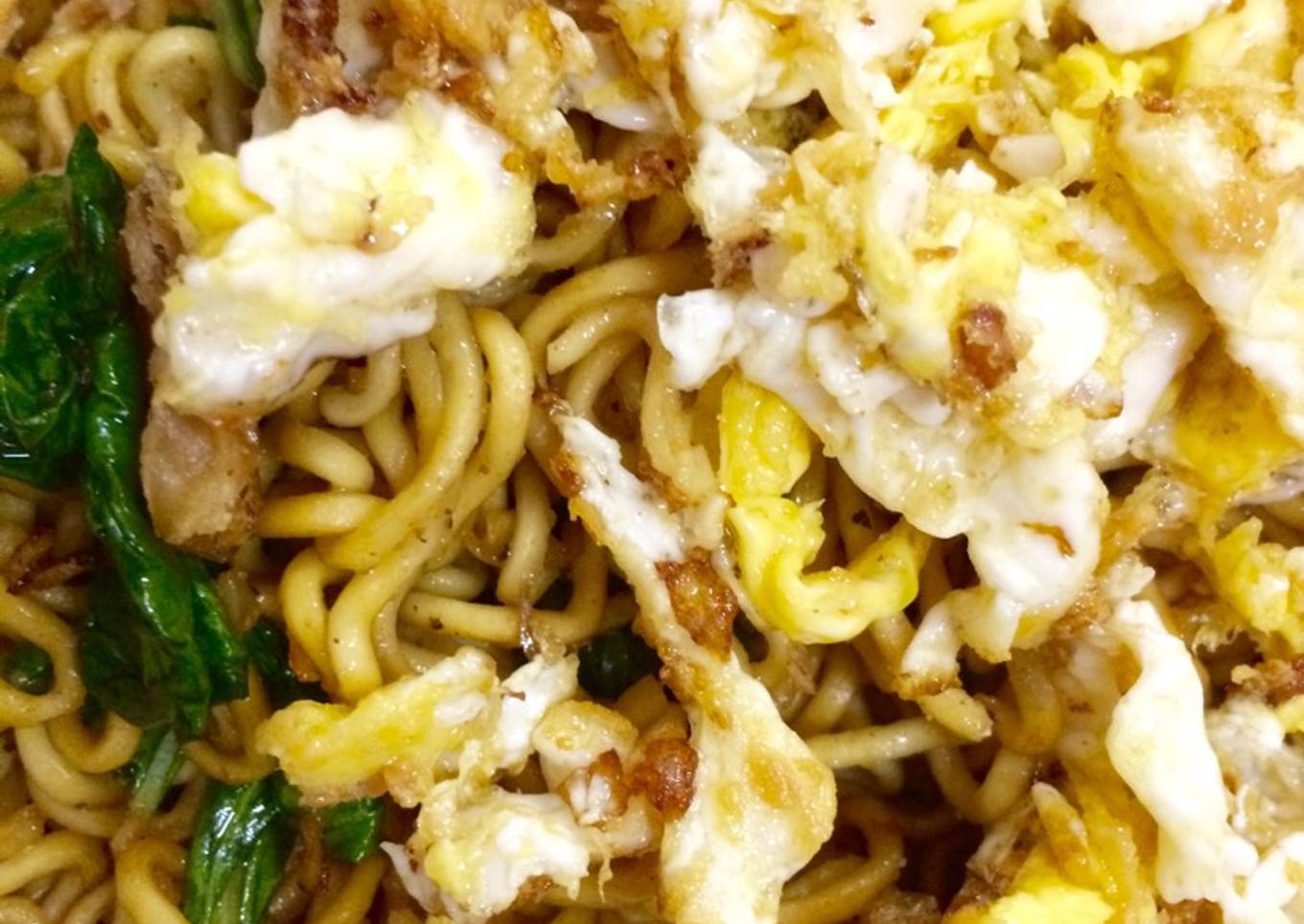 Mie telor goreng special (tanpa MSG)
