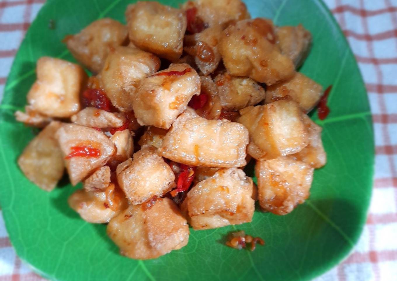 Tahu semedang goreng cabe