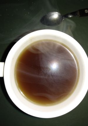 Una foto de Café verde y garcinia cambogia por la mañana ☕🍯🍪