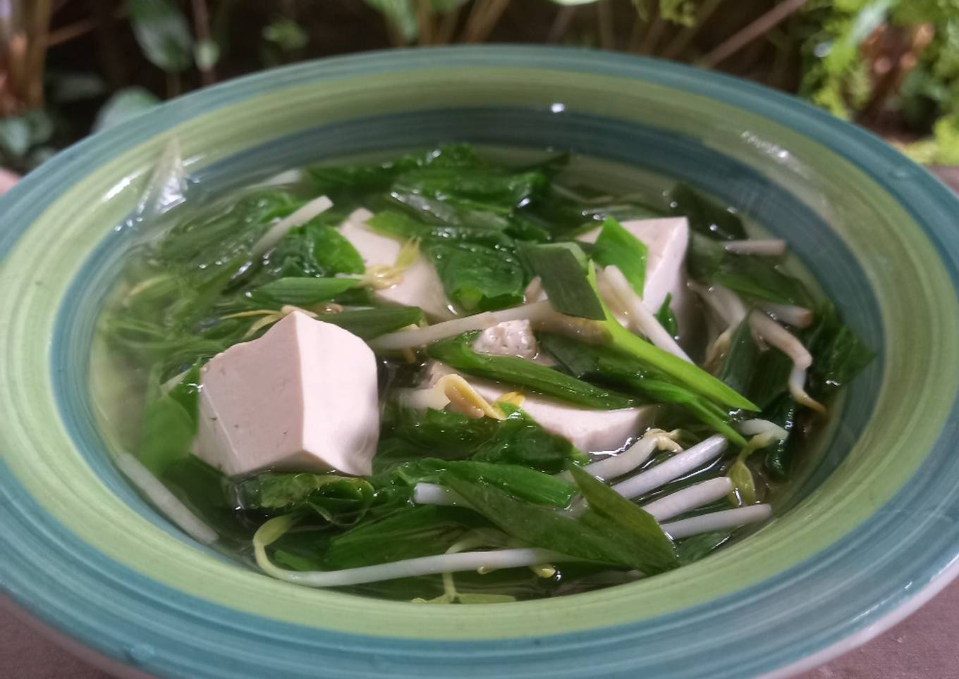 Sayur Bening dengan Tahu (tanpa garam)