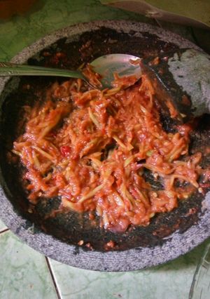 Foto resep Sambal pencit (mangga muda)