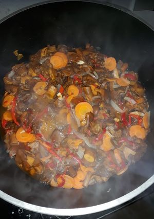 Una foto de Hongos al escabeche