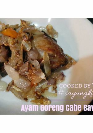 Foto resep Ayam Goreng Cabe Bawang