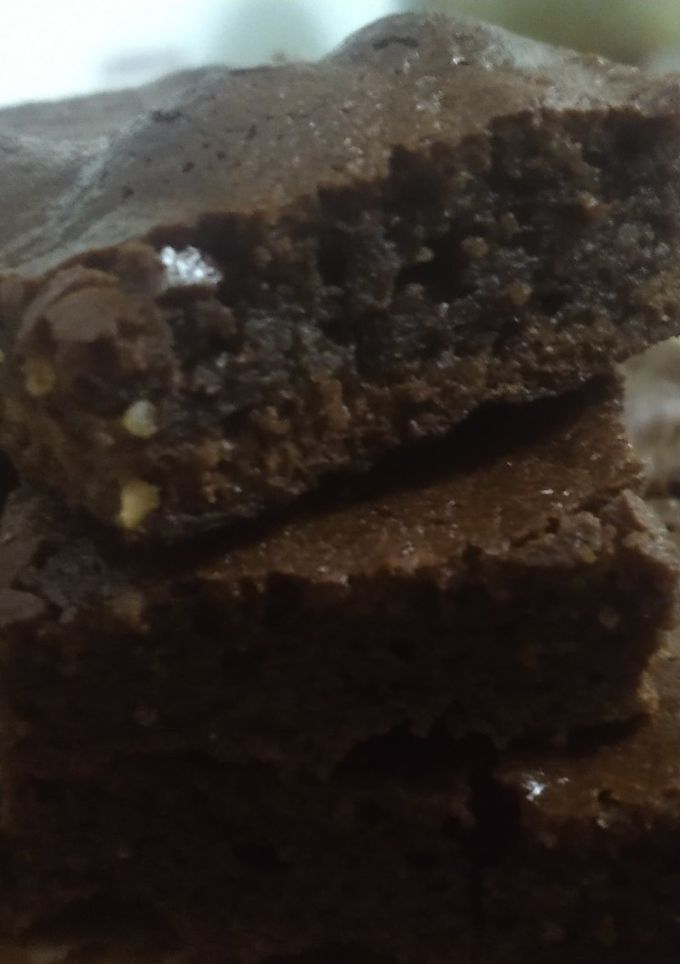 Una foto de Brownie keto