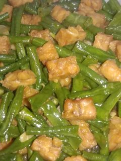 Foto resep Tumis kacang panjang tempe