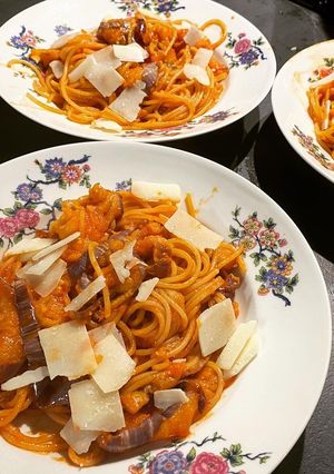 Une photo de Spaghetti alla Norma