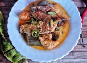 Foto resep Lodeh Ikan Manyung Asap, Tahu dan Terong