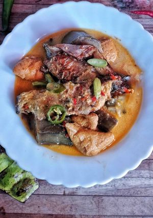 Foto resep Lodeh Ikan Manyung Asap, Tahu dan Terong
