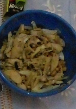 Una foto de Ⱄ Revuelto de hongos gírgolas Ⱄ