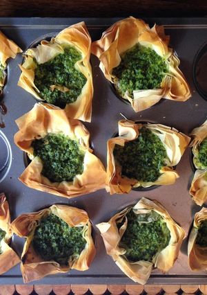 A picture of Kale Pesto Quiche.