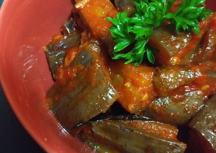 Terung Balado Pedas Manis