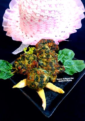 عکسی از دستور کوکومرغ و اسفناج 👌مامان دیانا پز👩🍳