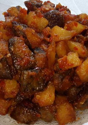 Foto resep Kentang balado ati ampela