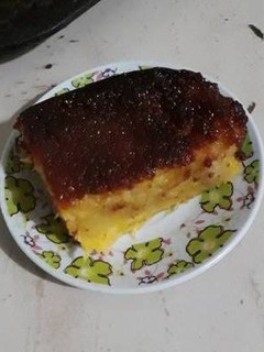 Una foto de Torta de auyama y pan, sencilla y fácil
