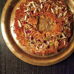 A picture of Rajasthani ghevar.