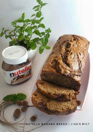 Foto resep Nutella Banana Bread