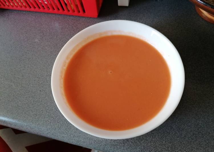 Gazpacho suave y fino