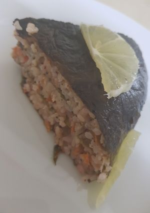 صورة لوصفة كعكة الورق دوالي