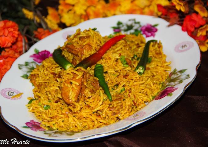 Chatpati Achari Chicken Biryani Recipe by Little Hearts - Cookpad