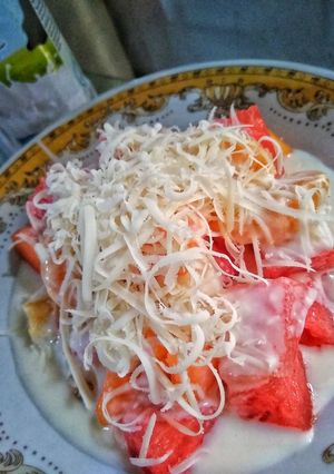 Foto resep Salad buah praktis dan lezat
