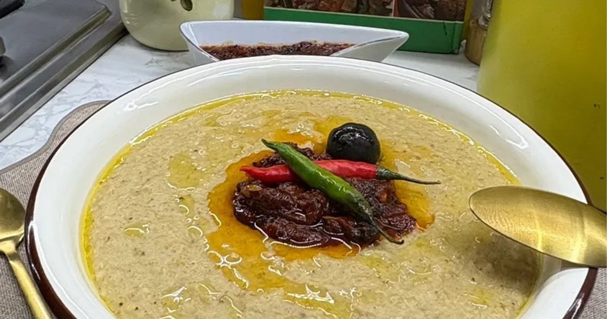 الجريش الابيض بالدجاج