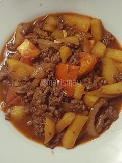 Foto resep 298. Semur Kentang Daging Giling