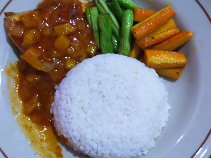 Cara Mudah Membuat Resep Chiken Butter w/ Pineaple Sauce yang Menggugah Selera Anti Ribet, Lezat Sekali