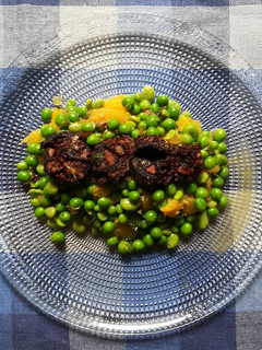 Una foto de Ensalada de primavera con vinagreta de Banyuls