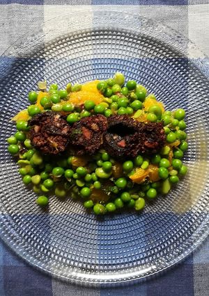 Una foto de Ensalada de primavera con vinagreta de Banyuls
