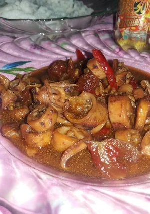 Foto resep Cumi asam pedas manis