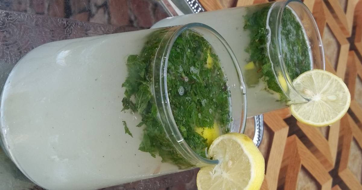 Mint lime juice Recipe by Bushra Khadim Cookpad