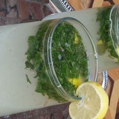 A picture of Mint lime juice.