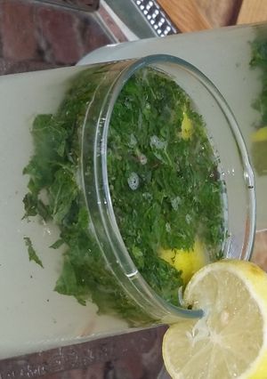 A picture of Mint lime juice.