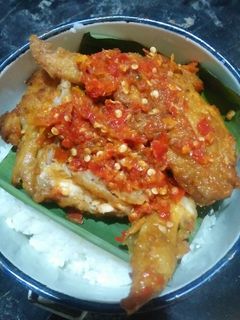 Foto resep Geprek fire wings chicken sambal bawang