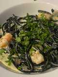 Linguine com Camarão e Natas