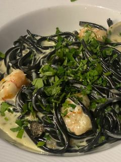 Foto de Linguine com Camarão e Natas