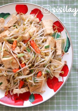 Foto resep Tumis Tauge Tahu (Menu tanggal tua)