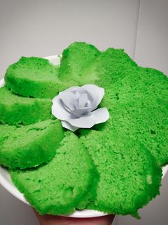 Foto resep Bolu pandan kukus 3 telur