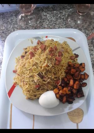 A picture of Delicious noodles.