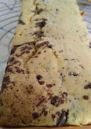 Une photo de Cake chocolat blanc et chocolat noir