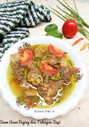 Foto resep Asem Asem Daging dan Tulangan Sapi