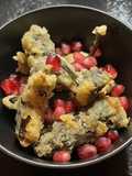 Lightly battered Padron Peppers filled with cream cheese