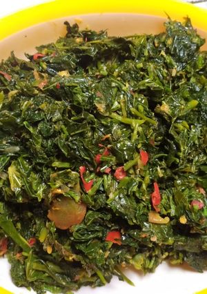 Foto resep Tumis daun singkong