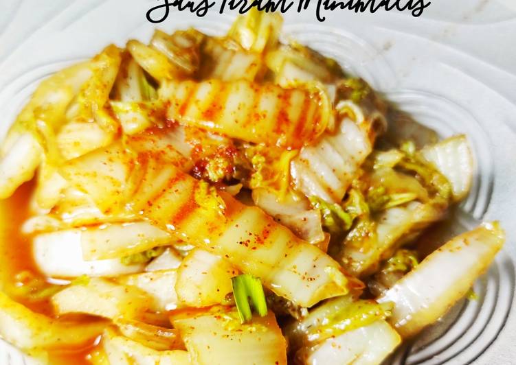 Tumis Sawi Putih Saus Tiram Minimalis #509³²